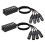 Professional 4 Way XLR Networking Cable Extender for Music and 1