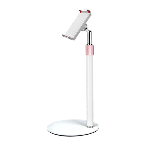 Multiple Angle Swivels Tablets Stand With-White 12 to 18.5cm