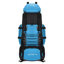 (LakeBlue)Pack Trekking Imperméable Nylon avec Support Dos Confortable pour Camping et Aventures en Plein Air