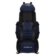 (Blue)Pack Trekking Imperméable Nylon avec Support Dos Confortable pour Camping et Aventures en Plein Air