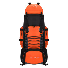 (Orange)Pack Trekking Imperméable Nylon avec Support Dos Confortable pour Camping et Aventures en Plein Air