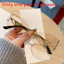 (ClearTea)Trendige Damen Cat Eye Sonnenbrille mit PC-Gläsern für Sonnenschutz und Verbesserung Stil