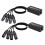 4 Way 3Pin XLR Extender MultiNetwork Receiver for Live Sound 1