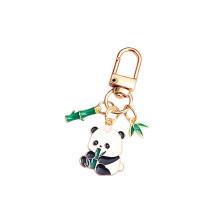 Bamboo and Panda Keyring Pendant Versatile Accessory For Keys-2