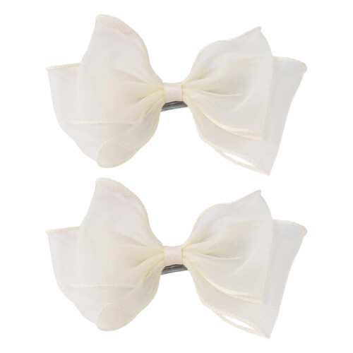 Decorative Curtain Tiebacks Bows Curtain Buckles Clips-  eige
