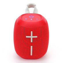 Przenośny głośnik Bluetooth wodoodporny, różowy, dźwięk 360 stopni, bezprzewodowy do użytku na zewnątrz