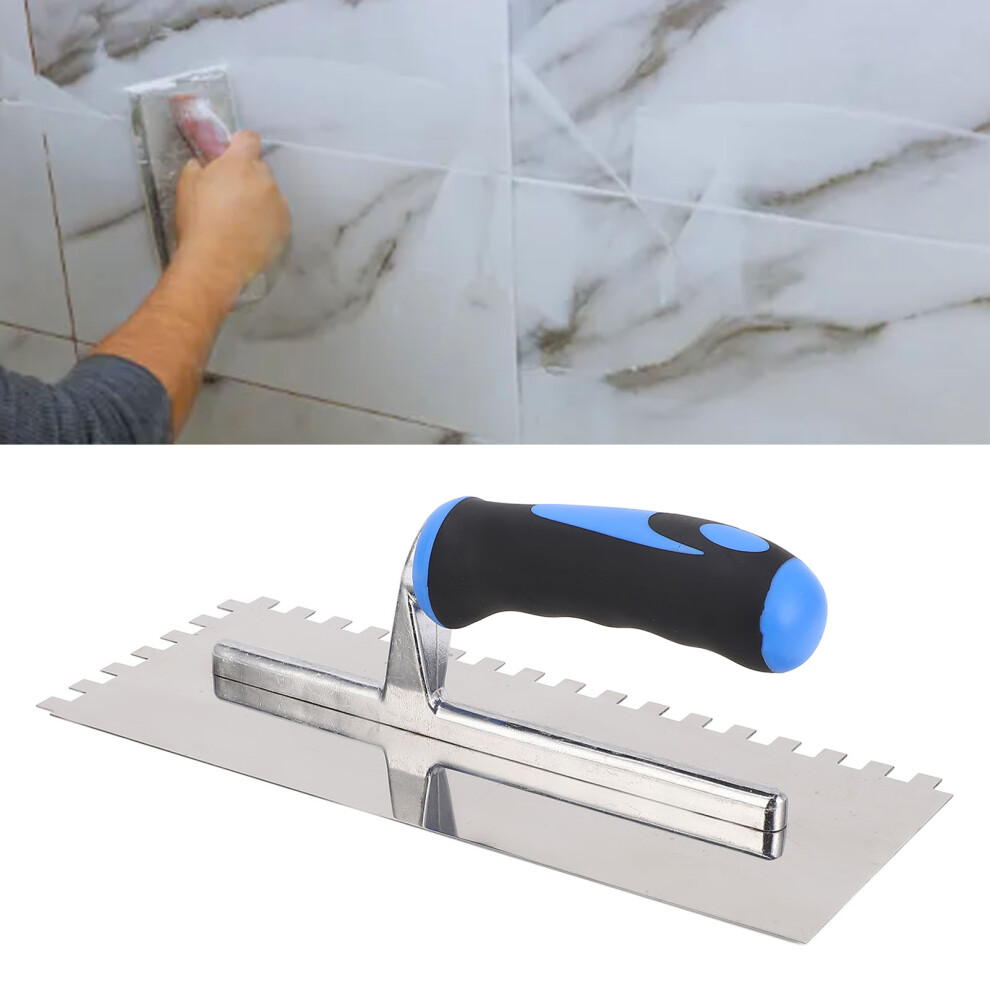 Rubber Handle Square Notch Trowel