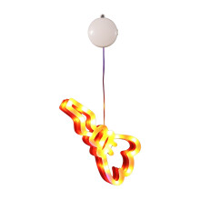 Colorful Plastic Halloween Ornament Window Light Decoration-F