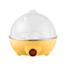 (YellowSingle,220VEurope)Pp Cuociuova Grande Capacità Multi Uova Caldaia Elettrodomestico Cucina Regalo Colazione per