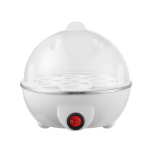 (WhiteSingle,220VEurope)Pp Cuociuova Grande Capacità Multi Uova Caldaia Elettrodomestico Cucina Regalo Colazione per