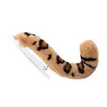 Halloween Christmas Party Faux Furs Realistic Snow-leopard