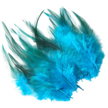 7-15CM Colored Feather For Jewelry Making Wedding-lake blue