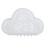 Digital Cloud Alarm Clock White Magnet 1