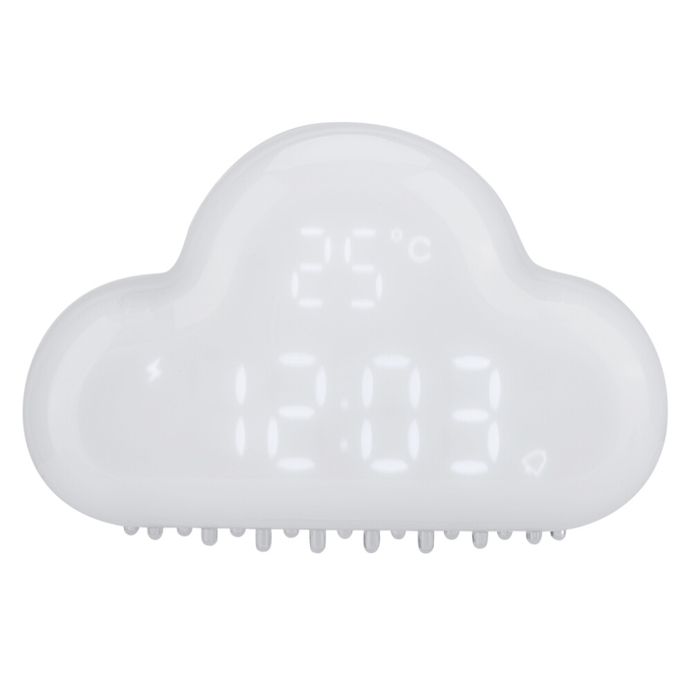 Digital Cloud Alarm Clock Magnet White 7444352406319