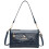 Shoulder bag with Removable Strap Leather Toted Bag-Blue 1