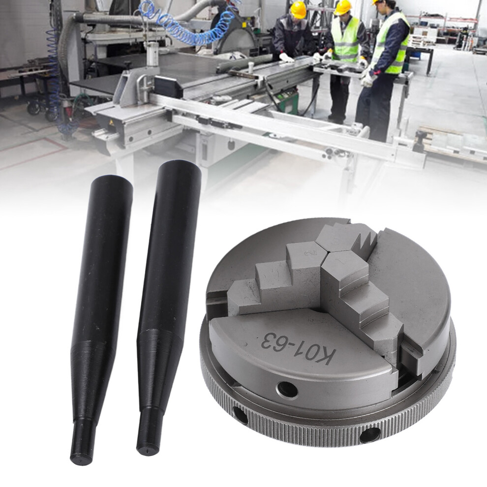Manual 45 Steel 3 Jaw Chuck 2.5in