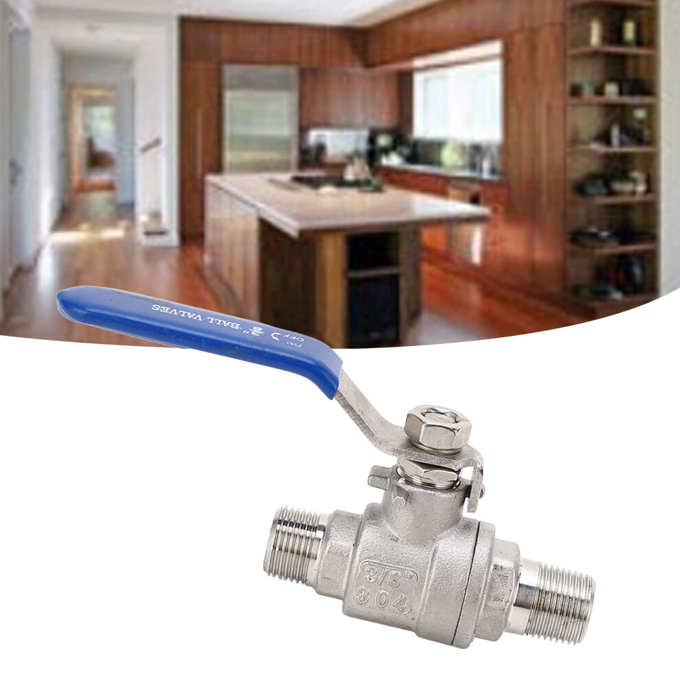 3/8in Stainless Steel Ball Valve Full Port