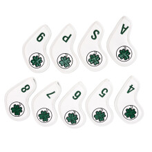 White PU Golf Iron Headcovers 9 Set