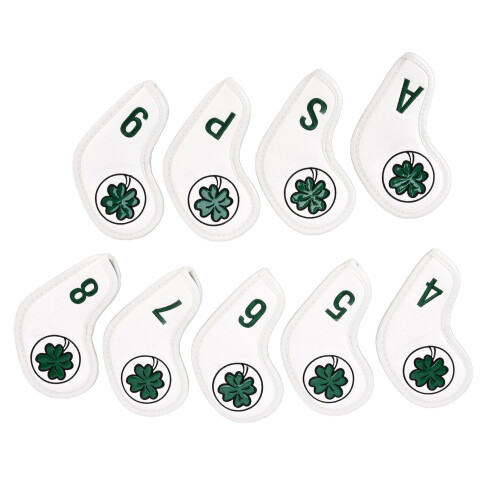 White PU Golf Iron Headcovers 9 Set