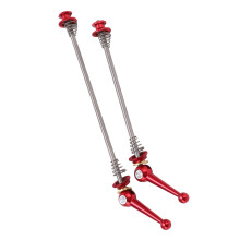 Anodised Aluminium & Titanium Bicycle Hub Skewers
