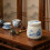 Elegant Ceramic Steaming Cup 220ml Capacity With Lid-Matsukaze 5