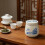 Elegant Ceramic Steaming Cup 220ml Capacity With Lid-Matsukaze 6