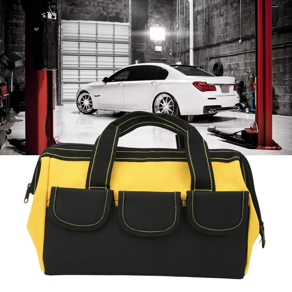 16In Waterproof Tool Storage Tote Yellow 7444352413249