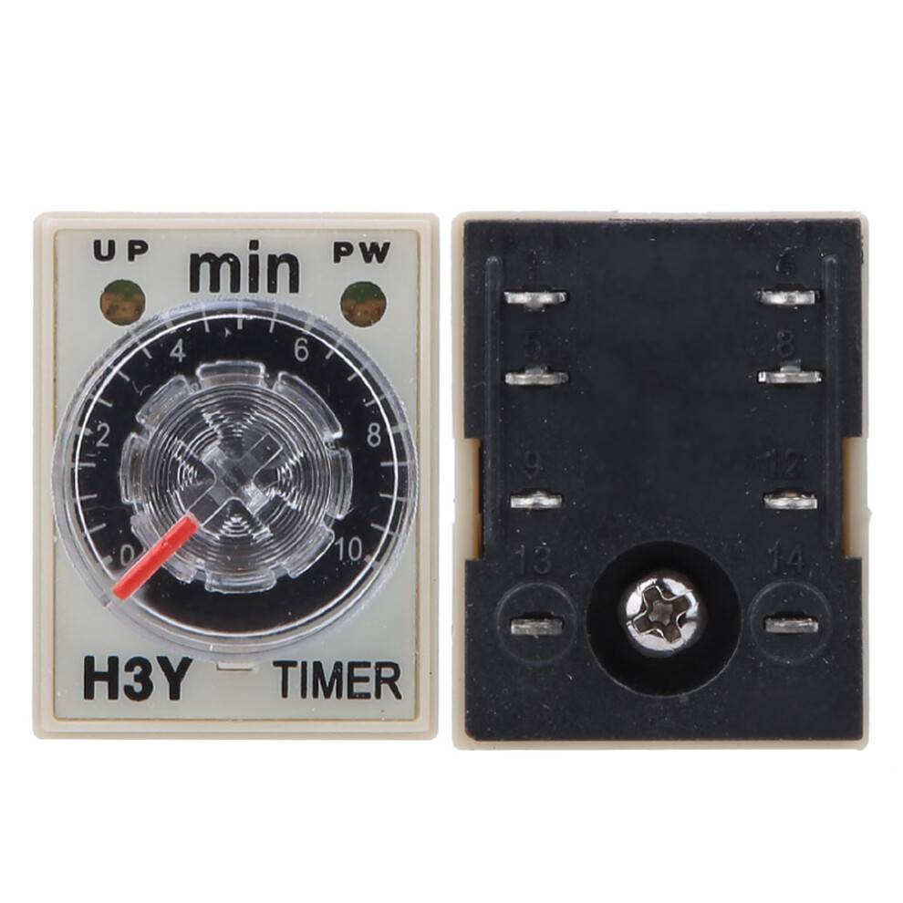 24VDC 8 Pin Time Relay H3Y-2 0-10 Min