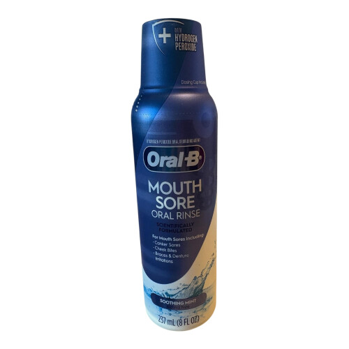 Oral-B Collutorio Oral-B Sore Care 8fl oz, Risciacquo senza alcol, Per bocca e gengive
