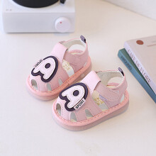 (Pink,18)Scarpe deambulatore bambino con motivo lettera e suola antiscivolo per apprendimento gioco indoor