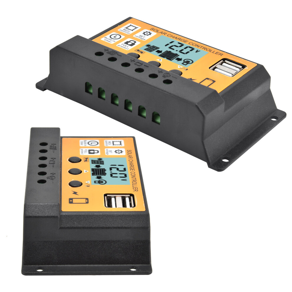 10A Solar Charge Controller with LCD Display
