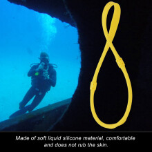 Comfortable Scuba Regulator Necklace Yellow 72cm