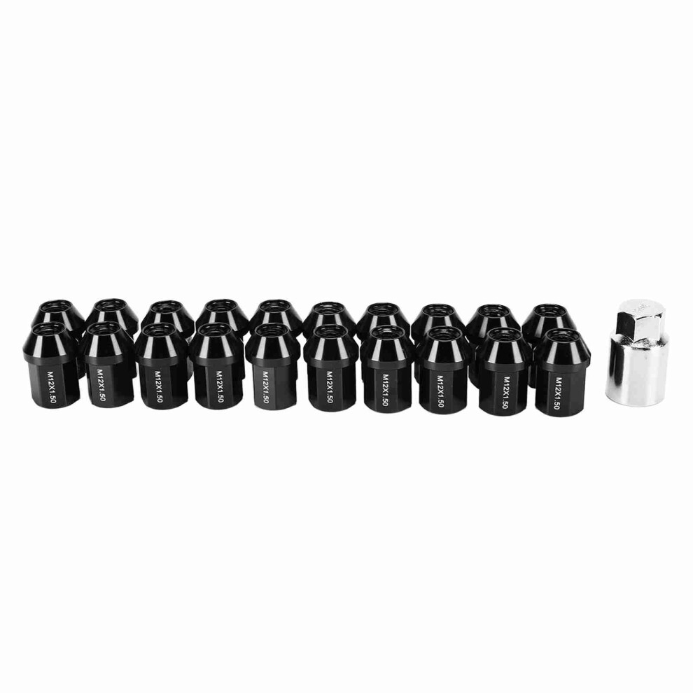 20Pcs M12x1.5 6061 Aluminium Lug Nuts 35Mm 7444352496983