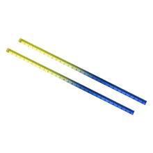 2Pcs Clear Ruler Acrylic Shatterproof-baolanyingguanghuang