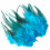 300Pcs Assorted Colored Feather 7-15CM Natural-lake blue 1