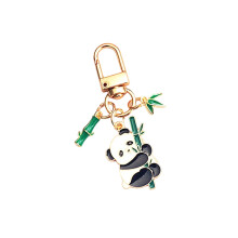 Bamboo and Panda Keyring Pendant Versatile Accessory For Keys-5