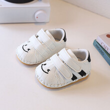 (White,15)Scarpe Neonato Bambini Pelle Fondo Morbido Con Chiusura Per Primavera Moda Autunno