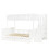 Bunk Bed with Two Storage Drawers and Side Hidden Storage Compartments 6