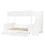 Bunk Bed with Two Storage Drawers and Side Hidden Storage Compartments 8