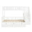 Bunk Bed with Two Storage Drawers and Side Hidden Storage Compartments 12