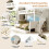 Bunk Bed with Two Storage Drawers and Side Hidden Storage Compartments 21
