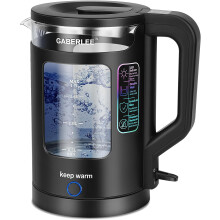 Electric Kettle, 1.7L, 3000W Fast Boil Quiet Glass Kettle with Blue LED, Keep Warm Function, Auto Shut-Off & Boil-Dry Protection