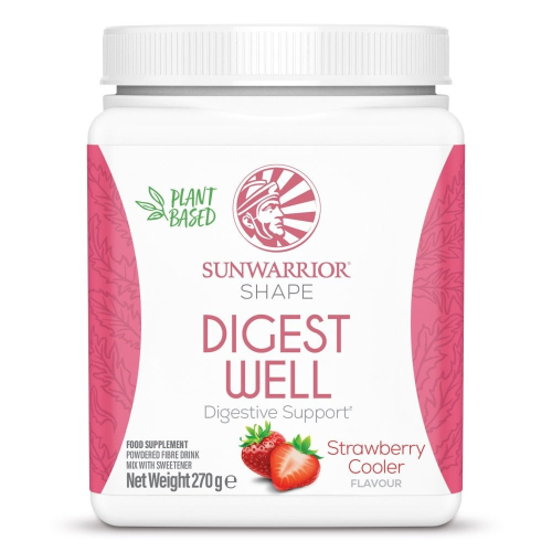 Sunwarrior Shape Digest Well Strawberry Cooler Drink Mix – 270g