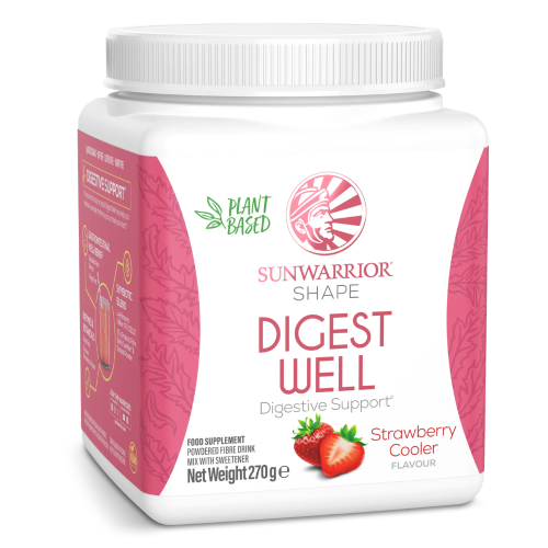 Sunwarrior Shape Digest Well Strawberry Cooler Drink Mix – 270g 1