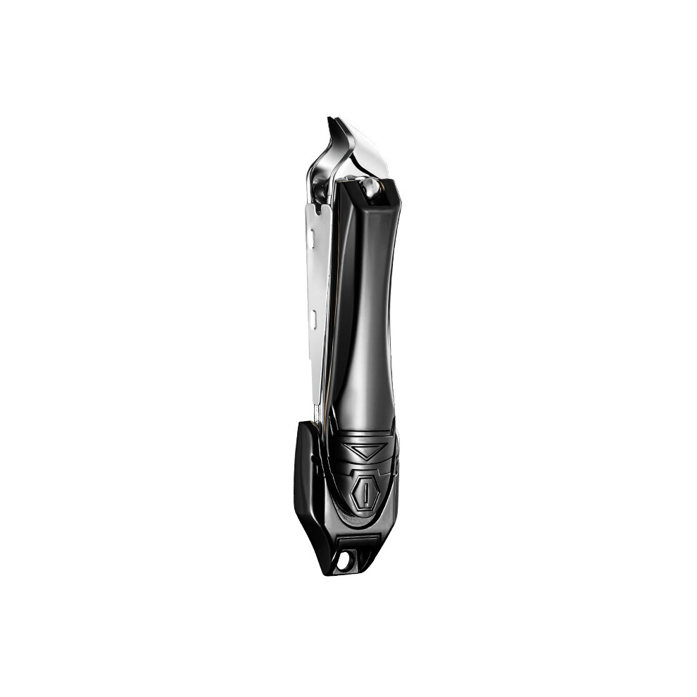 (Mecha black oblique mouth) Mecha Wind Mantis Nail Clippers Carbon Steel Nail Clippers Anti-Splash Nail Clippers Single Nail Clipper