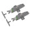 2x Self Locking Rebound Device ABS for Cabinets 1