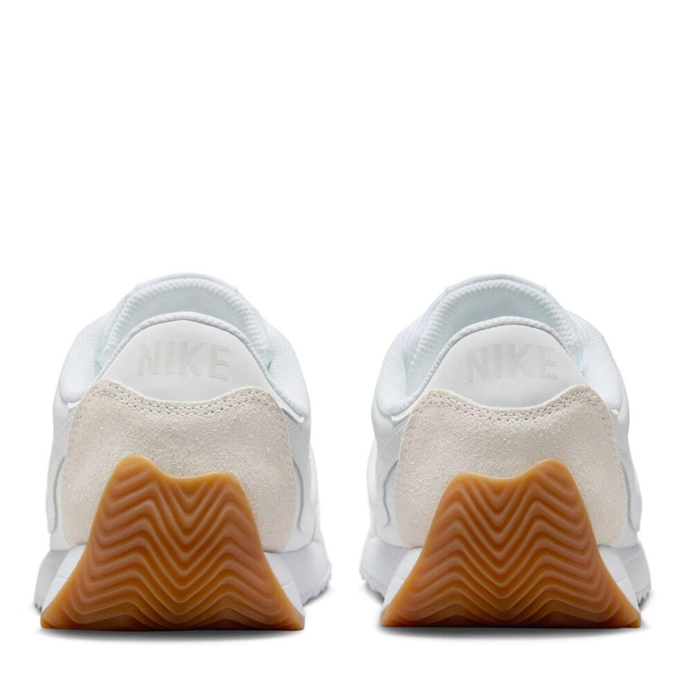 Nike (6.5 Uk, /Gum) Womens/Ladies Waffle Debut Suede Wedge Trainers White