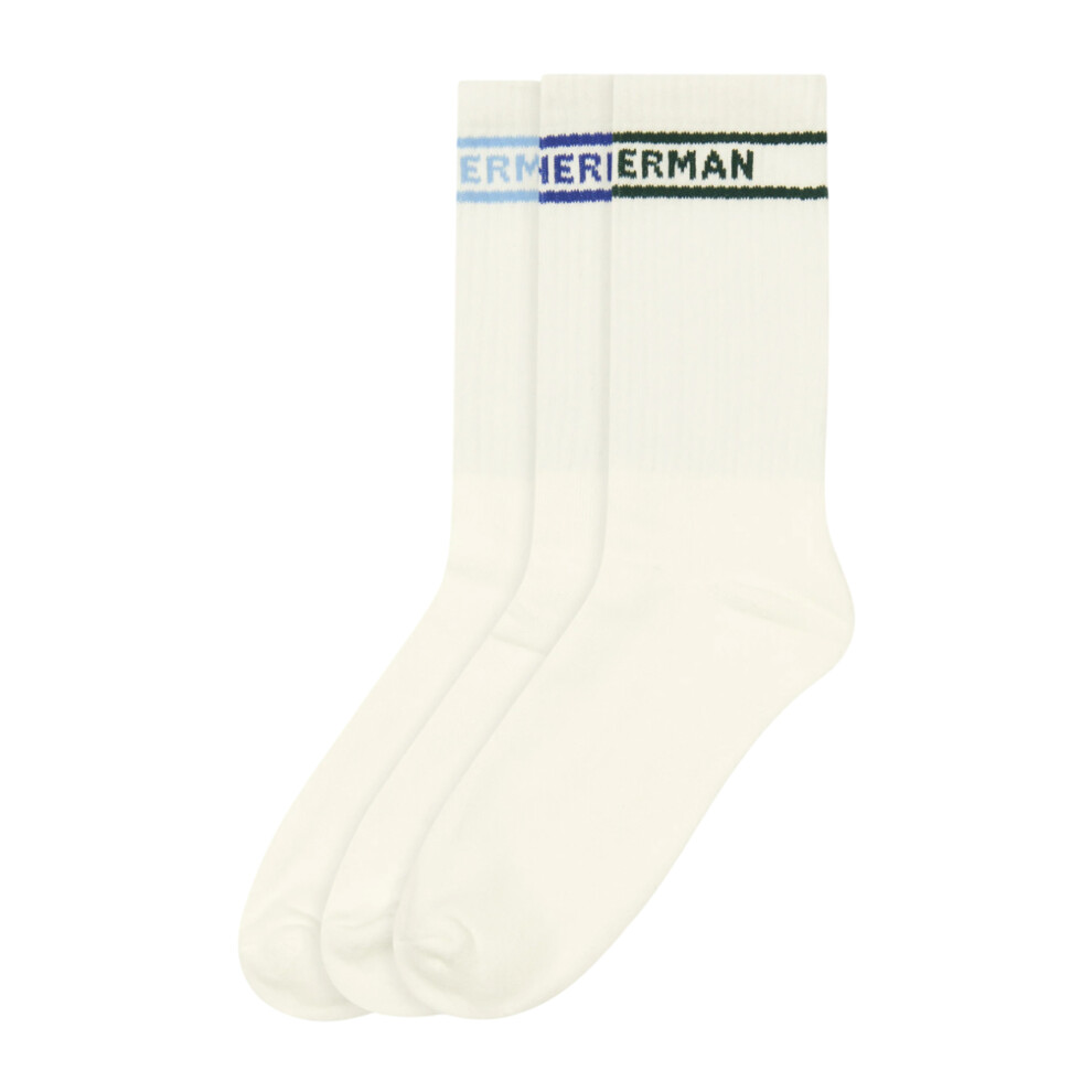 Ben Sherman Mens Ivy Ribbed Sport Socks (Pack Of 3)