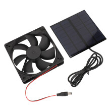 Portable 12W Solar Fan for Shed