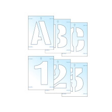Scan Letter & Number Stencil Kit